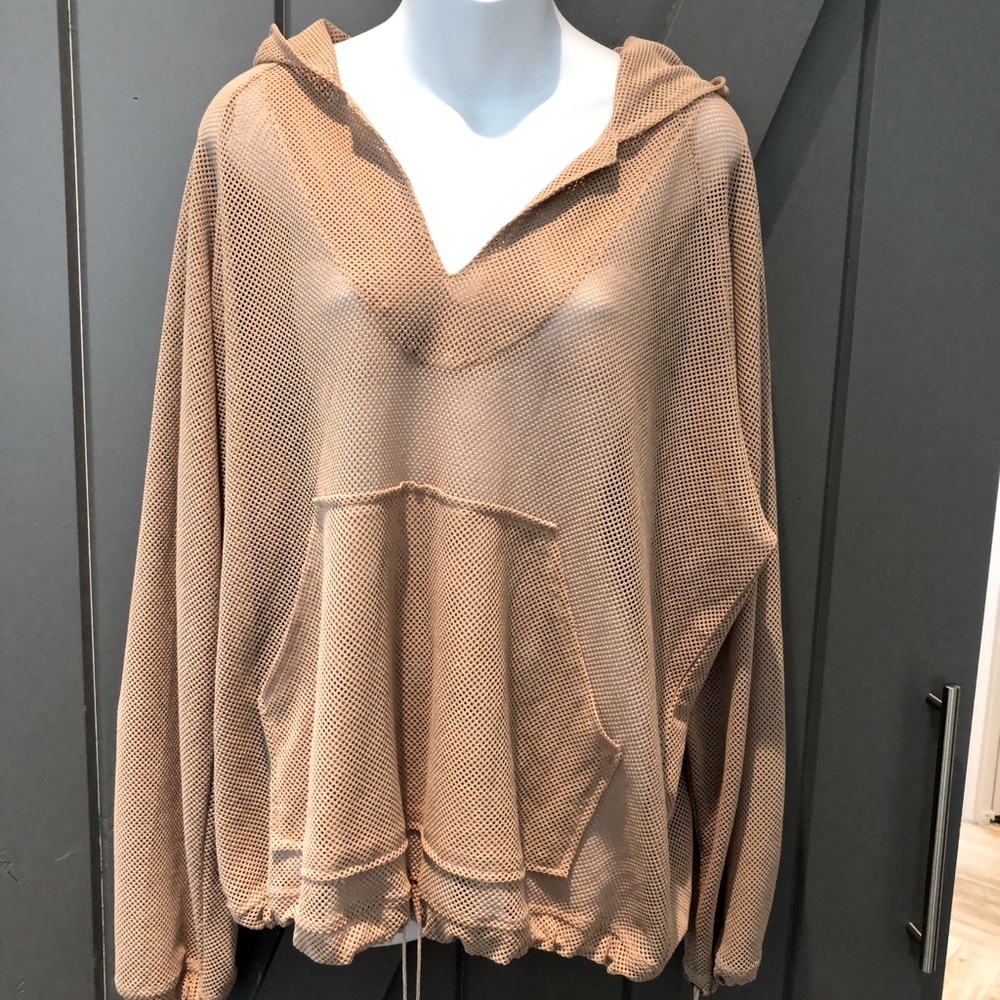 Free People movement mesh hoodie